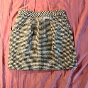 Classic Houndstooth Women's Skirt